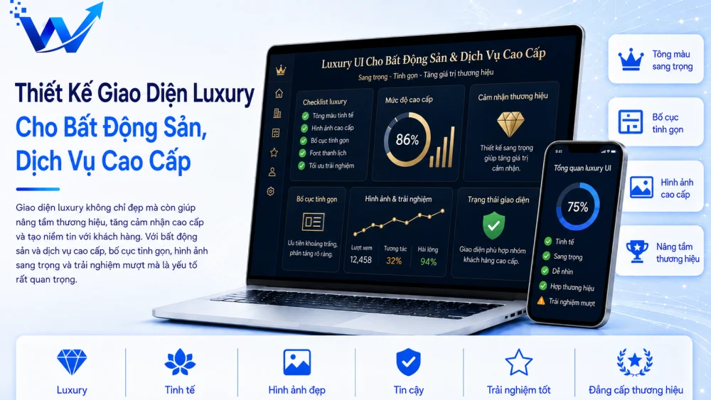Thiết Kế Giao Diện Luxury Cho Bất Động Sản, Dịch Vụ Cao Cấp