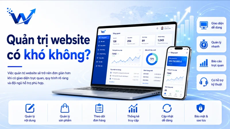 Quản trị website có khó không?